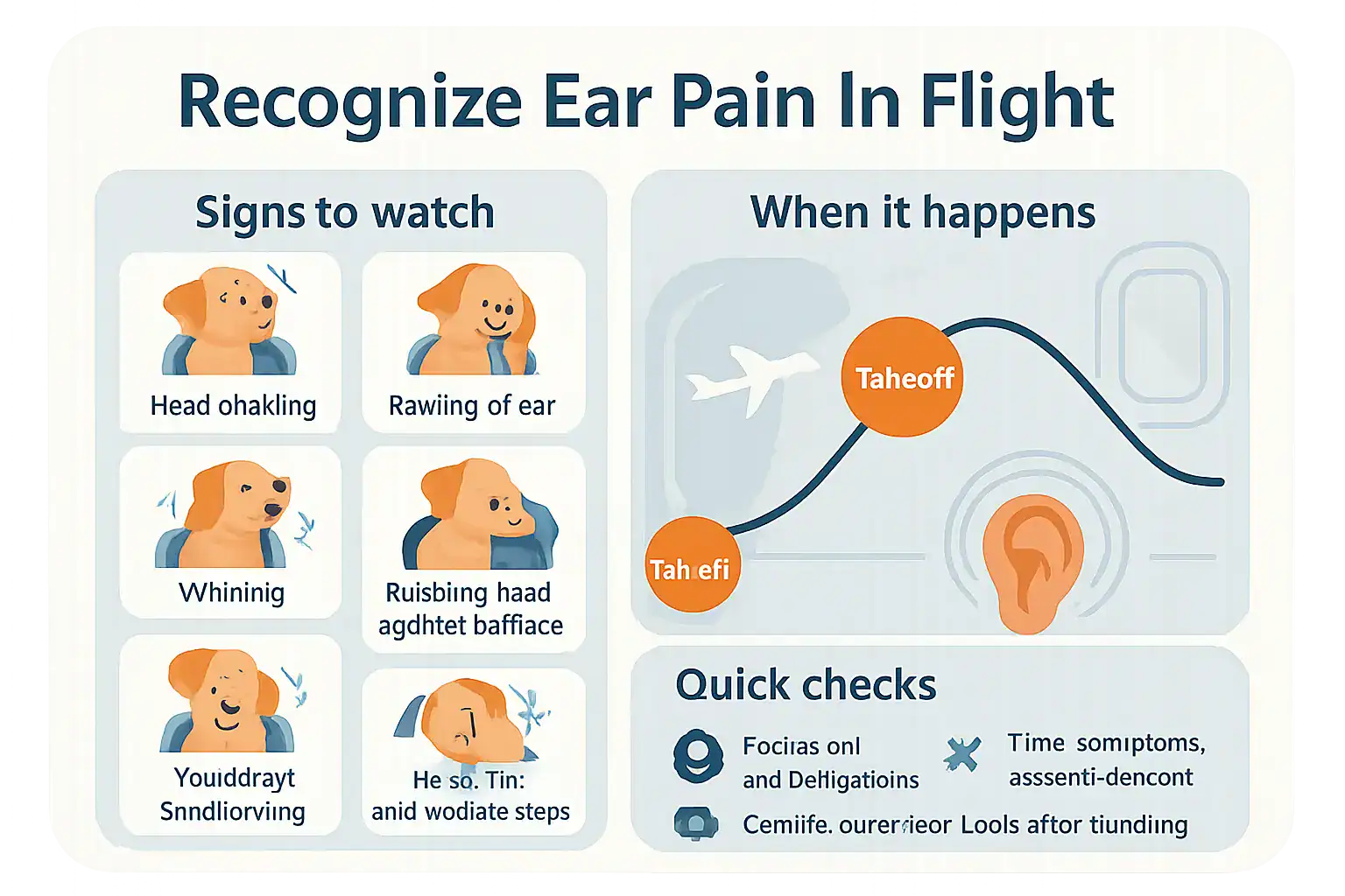 how to recognize ear pain or pressure during travel
