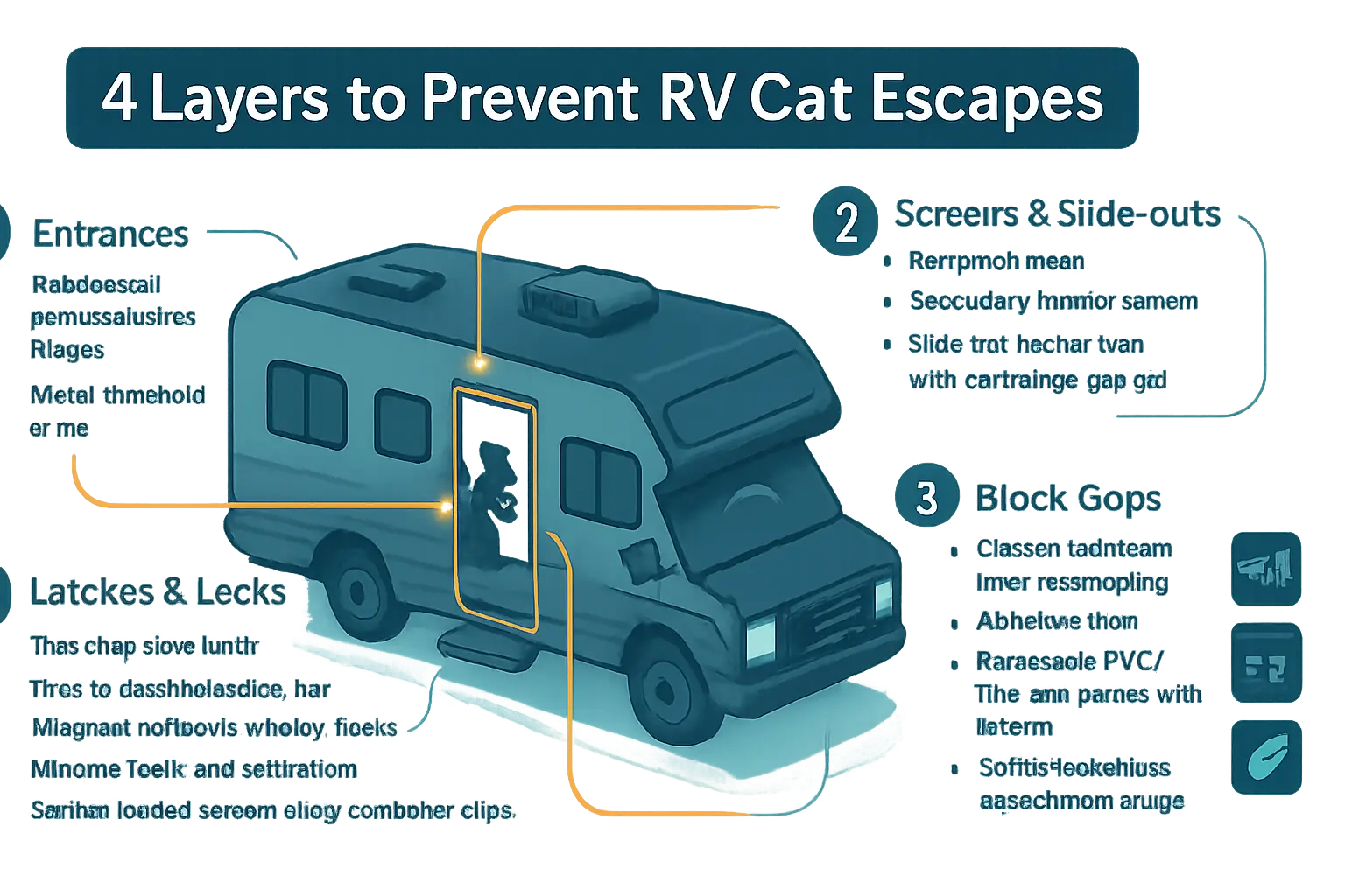 physical modifications to prevent accidental escapes