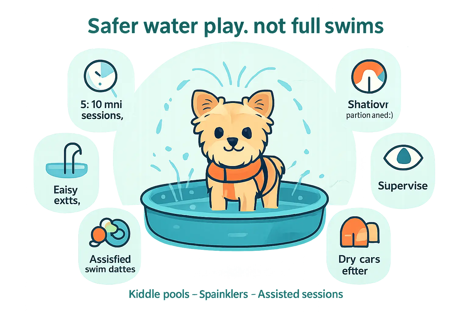 alternatives to full swims and ways to keep them active in water