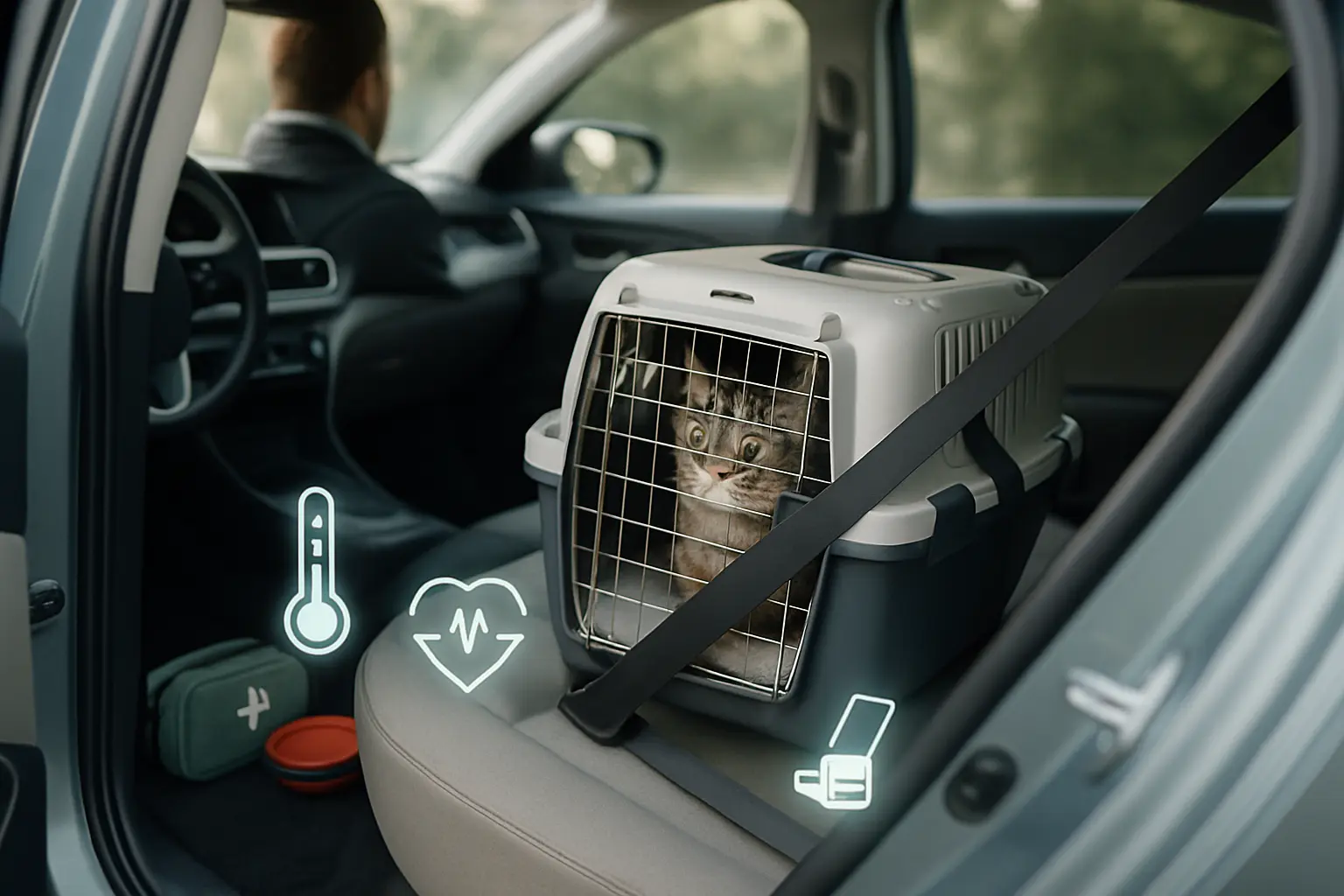 step 5 — manage the trip: comfort, monitoring and emergency steps