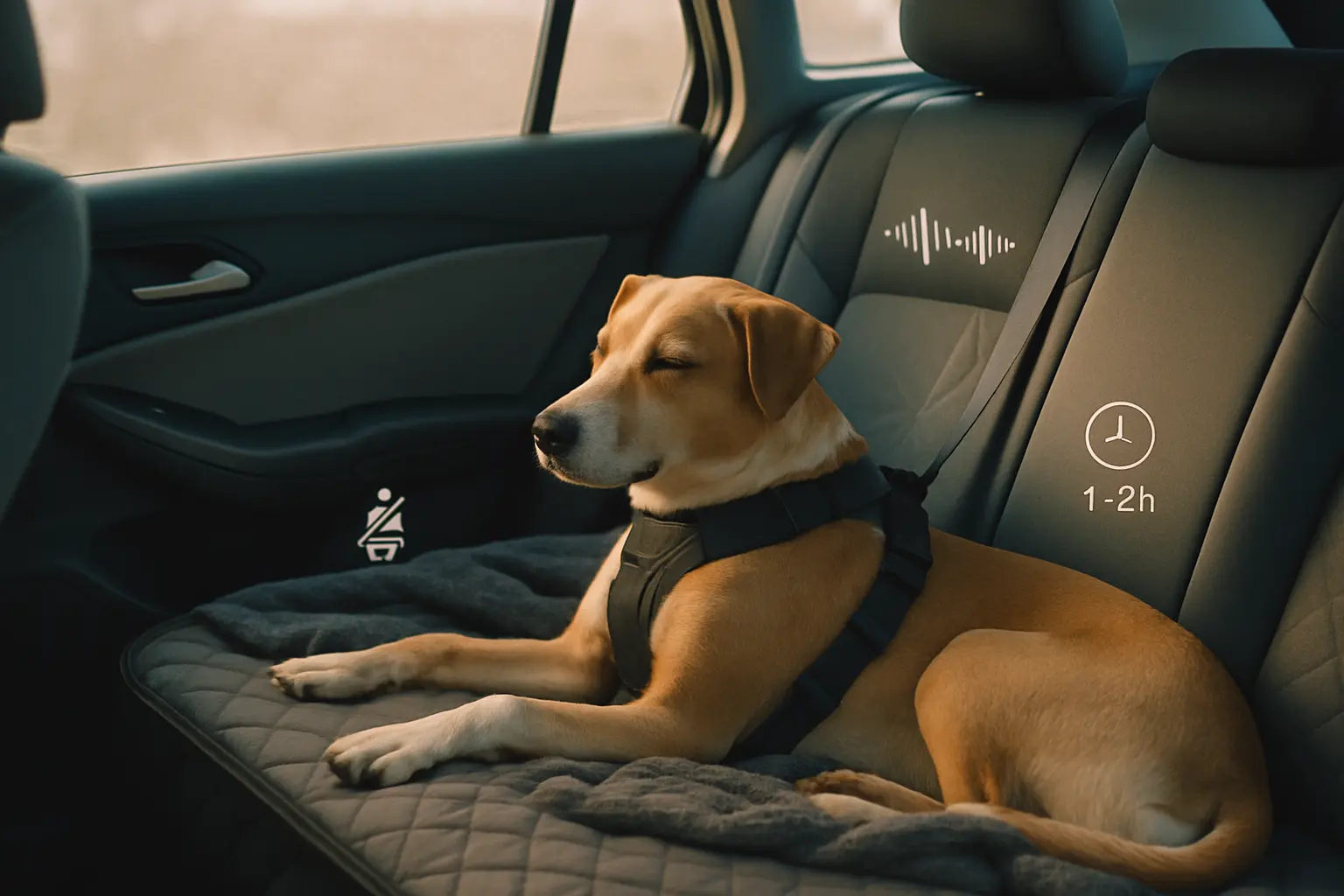 how to create a calming travel environment in the vehicle
