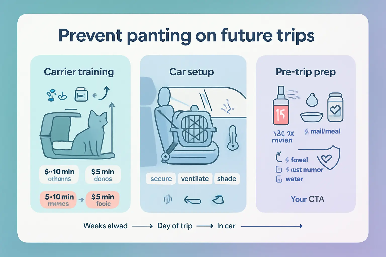 how to prevent panting on future trips