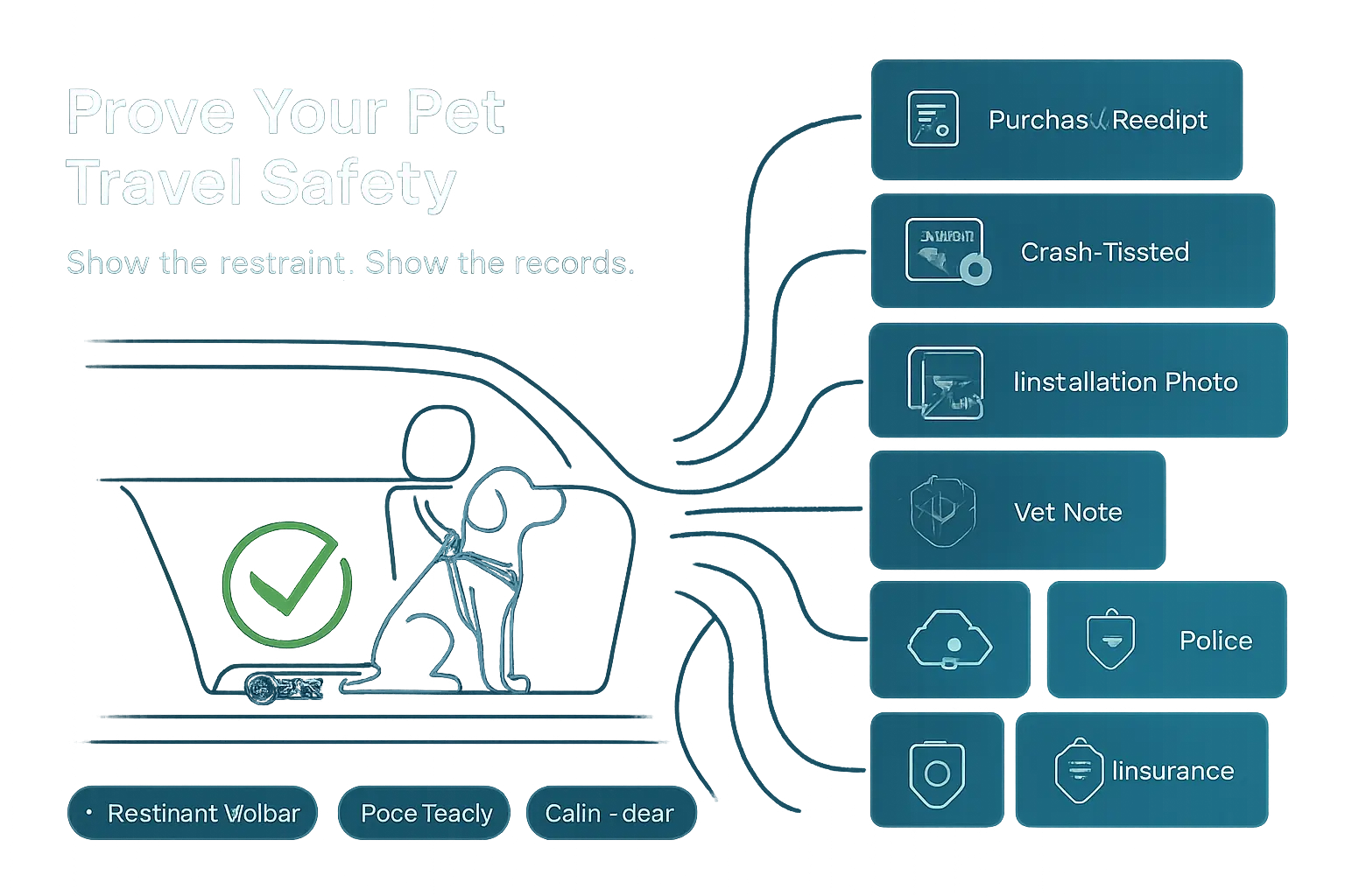 if you’re stopped, fined or need to prove safety measures