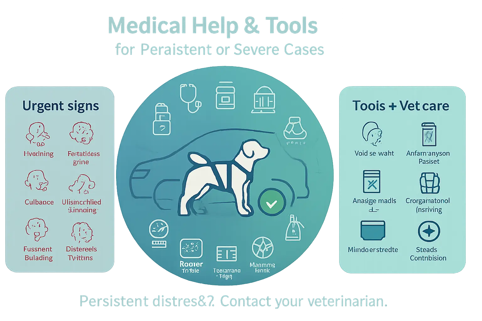 medical help and tools for persistent or severe cases