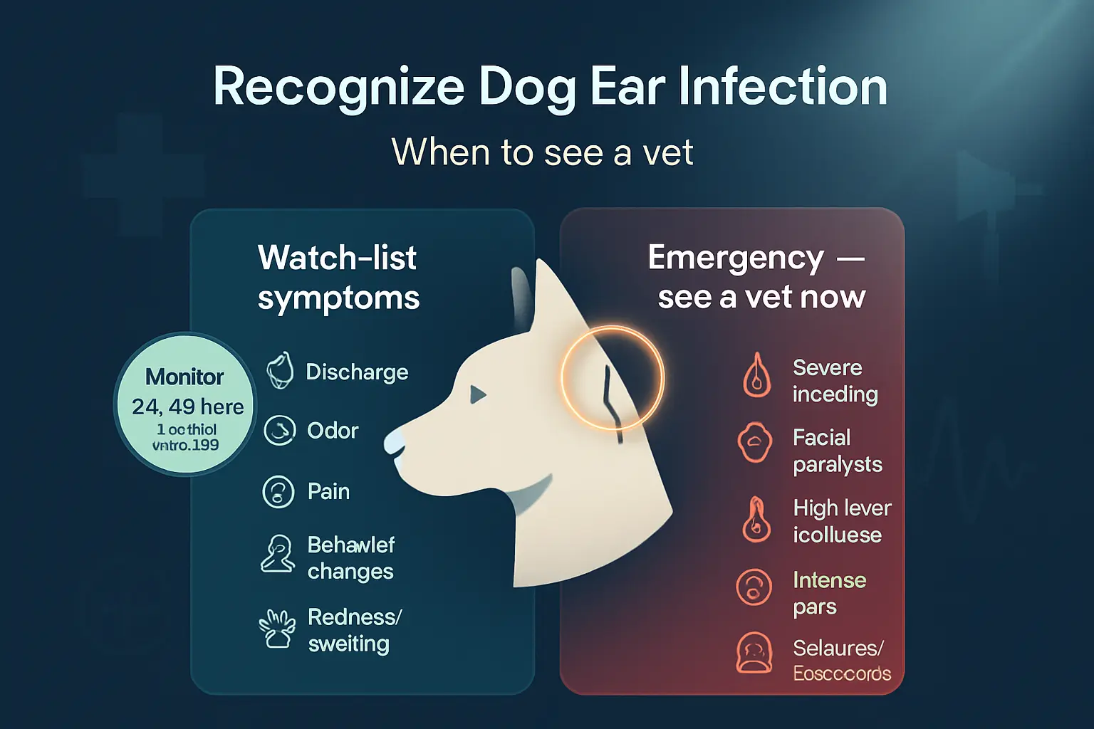 recognizing ear infection and when to see a vet