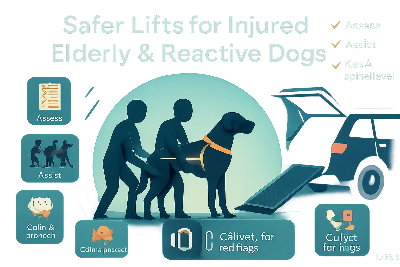 special situations: injured, elderly or reactive dogs