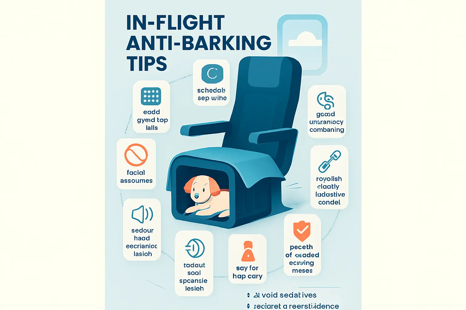 in-flight strategies for preventing and handling barking